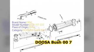 DOOSA 굴삭기 부시 00-7- 부품