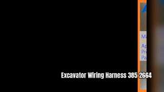 굴삭기 배선 하니스 385-2664 C13 345D