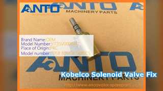 굴삭기 수리용 Kobelco YT35V00004F1 솔레노이드 밸브