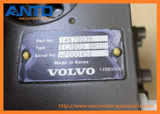 볼보 굴착기 EC380D를 위한 VOE14670038 14670038 메인 제어 벨브